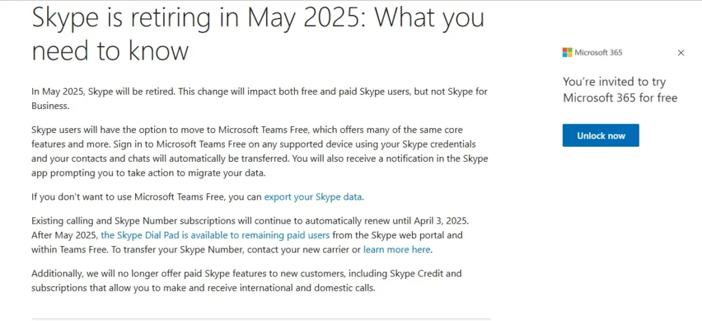 माइक्रोसॉफ्ट का ऐलान Skype हो रहा बंद, Teams पर करें Switch On
