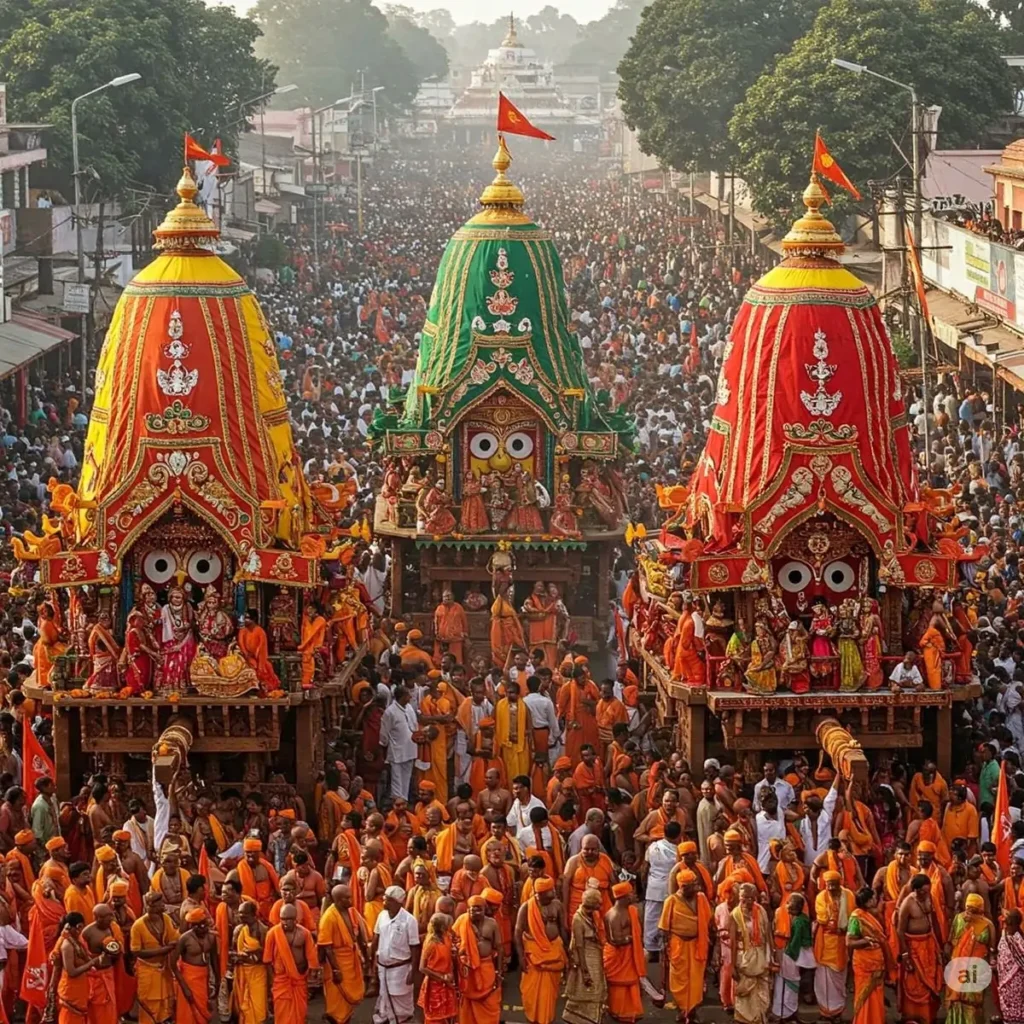 विश्व प्रसिद्ध पुरी जगन्नाथ रथ यात्रा आज से शुरू, हुए पुख्ता इंतजाम
