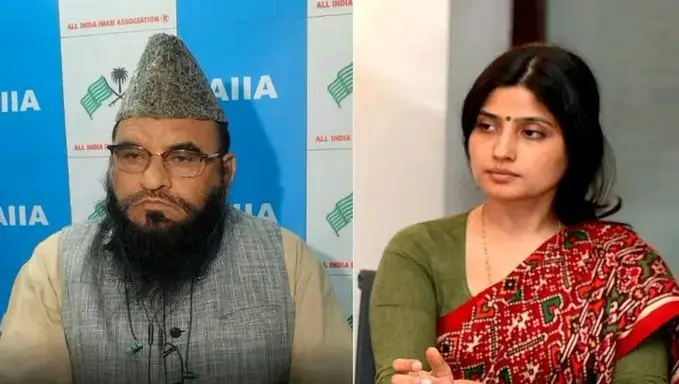संसद में डिंपल के अपमान पर BJP और NDA का प्रदर्शन, मौलाना अडिग है अपने बयान पर