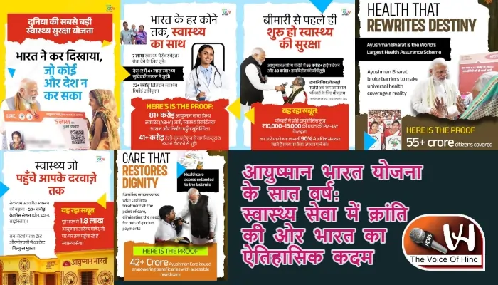 आयुष्मान भारत योजना के सात वर्ष: स्वास्थ्य सेवा में क्रांति की ओर भारत का ऐतिहासिक कदम