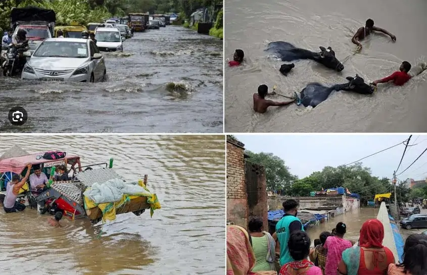 दिल्ली में यमुना उफान पर: निचले इलाकों पर बाढ़ का खतरा, रेड अलर्ट जारी