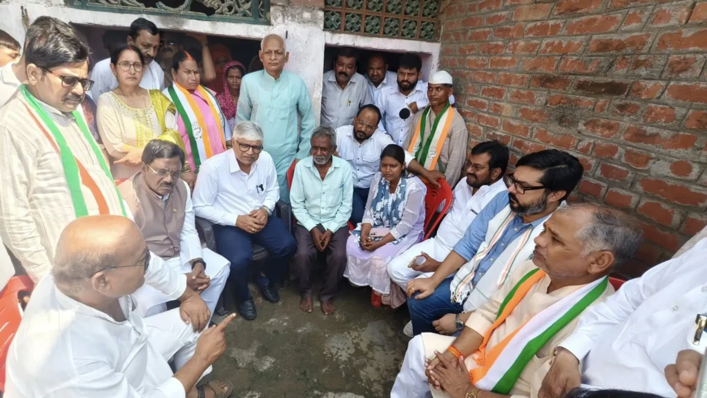 हरिओम वाल्मीकि न्याय के लिए कांग्रेस का कैंडल मार्च