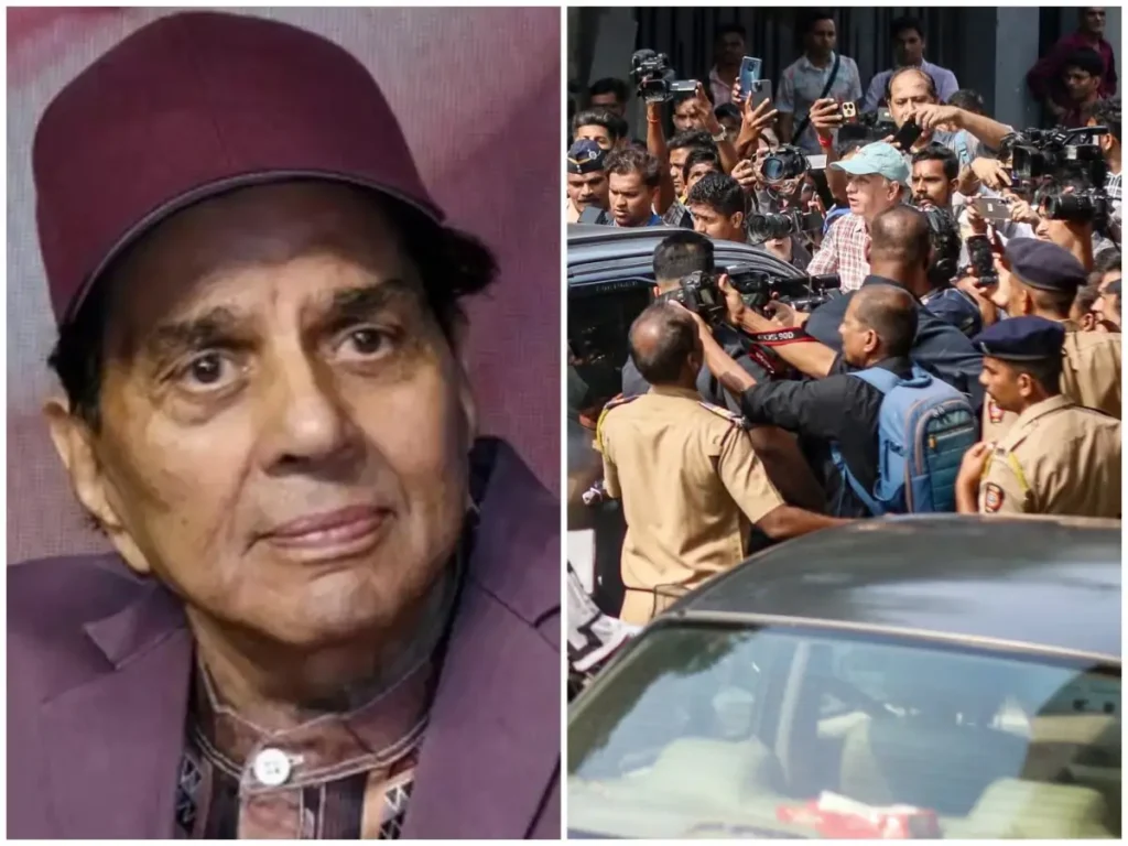 सिनेमा के ‘ही-मैन’ धर्मेंद्र का निधन, अंतिम विदाई पर छाया शोक 