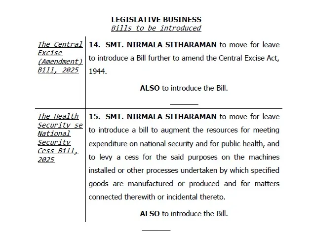 सुरक्षा सेस बिल पास: तंबाकू, सिगरेट-पान मसाला पर बढ़ेगा टैक्स