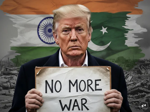ट्रंप का दावा: भारत-पाक परमाणु युद्ध टलवाया, करोड़ों की जान बची