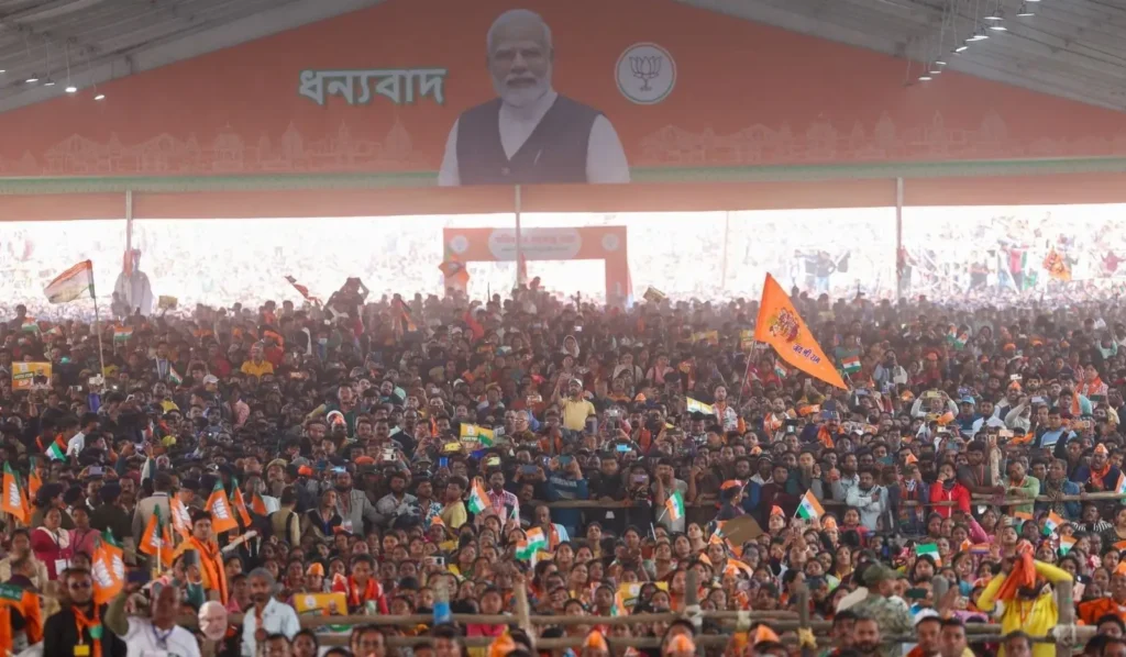 भाजपा ने किया पश्चिम बंगाल में लोकतंत्र कुचलने का दावा