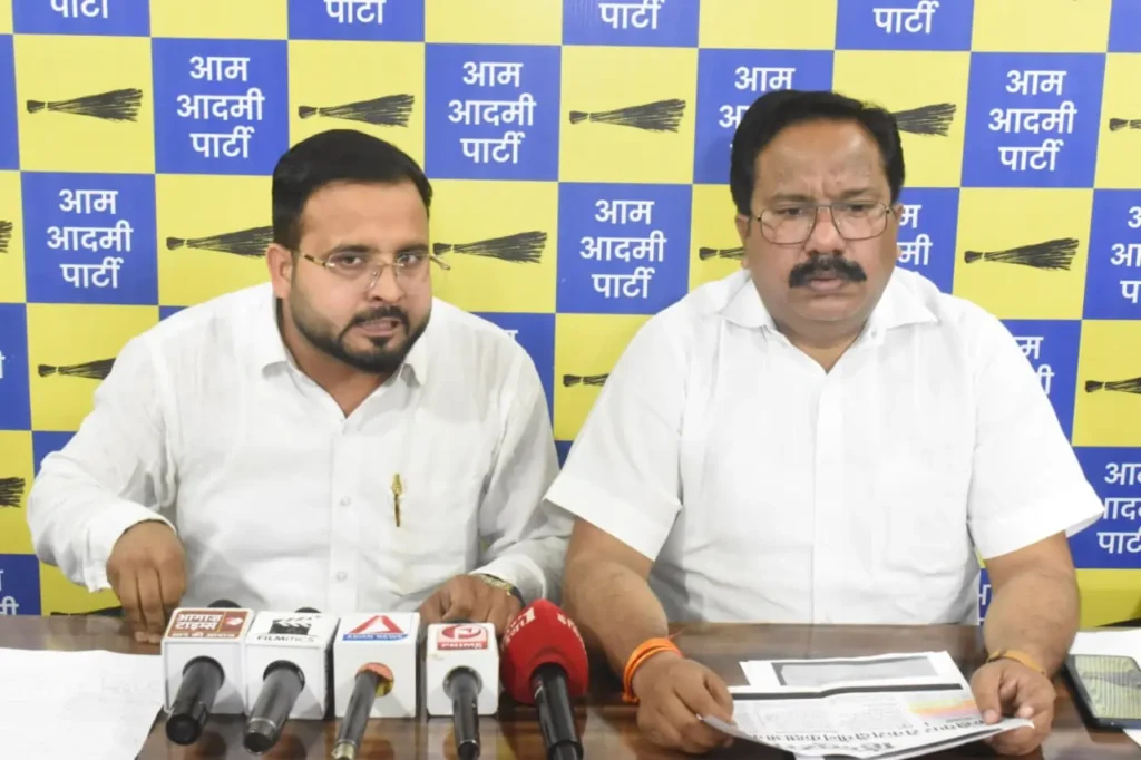 गैस संकट और महंगाई पर आप का भाजपा सरकार पर तीखा हमला