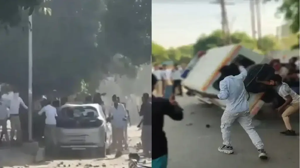 नोएडा घटना पर कांग्रेस का आरोप: योगी आदित्यनाथ सरकार मजदूर विरोधी