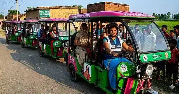 यूपी में तैयार हो रही महिला ई-रिक्शा पायलटों की फौज, सफर रहेगा सुरक्षित