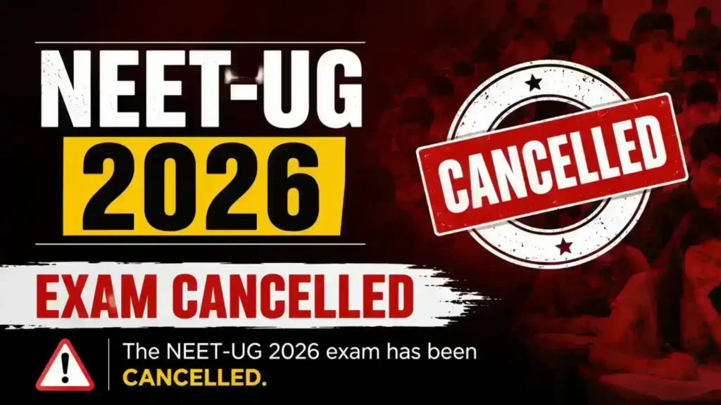 NEET परीक्षा रद्द, नई तारीख आएगी जल्द- NTA