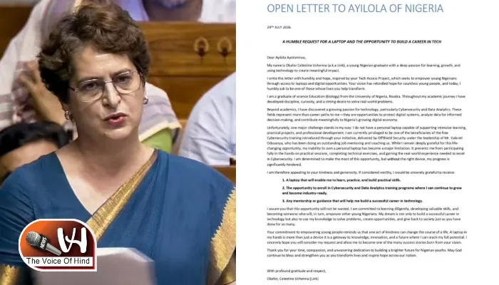 प्रियंका के बयान पर 215 शिक्षाविदों का खुला पत्र