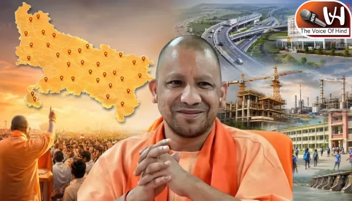 यूपी चुनाव से पहले सीएम योगी ने बताई विकास की यात्रा