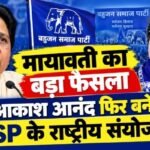 मायावती का बड़ा फैसला, आकाश आनंद फिर बने BSP के राष्ट्रीय संयोजक